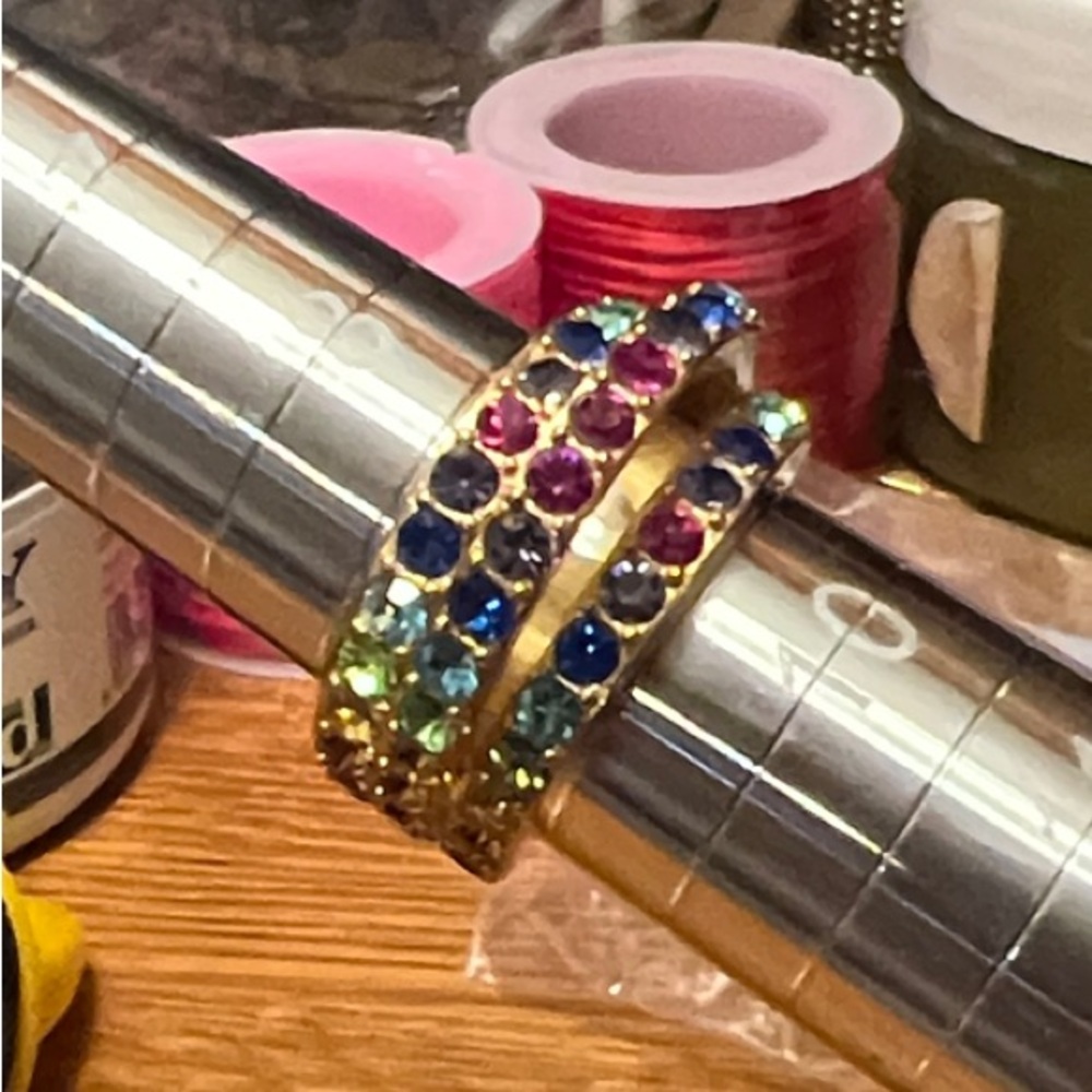 Kurt Geiger Multicolor Gemstone Ring - image 1